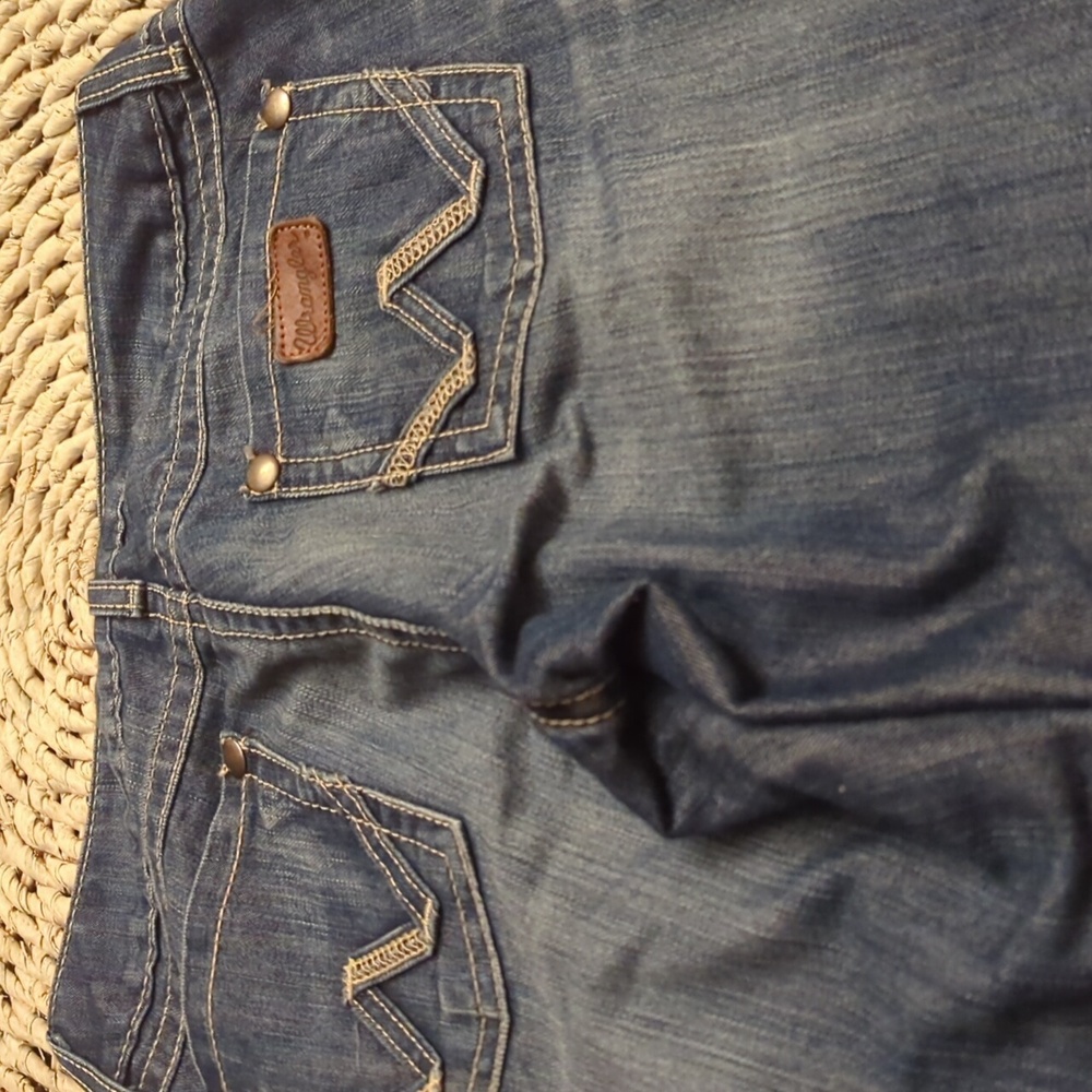 Wrangler Premium Patch Boot Cut Jeans